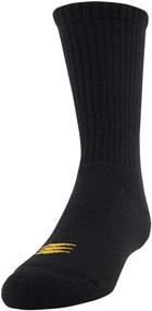 img 1 attached to 8 Pairs of PowerSox Boys Full Cushion Crew Socks