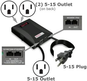 img 3 attached to 💡 ESP Digital QC Model D5133NT Surge Protector/Noise Filter - 120V, 15A: Ultimate Power Protection and Noise Suppression