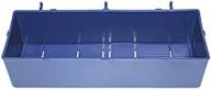 🔵 enhanced blue parts storage bins: easy peg tool board and workbench attachment for efficient organization logo