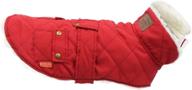 🐾 kyeese winter dog jacket with windproof fleece lining, cold weather dog vest coats featuring leash hole logo