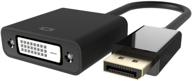 high-quality belkin f2cd005b displayport to dvi adapter in sleek black design - reliable and easy to use! logo