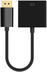 img 1 attached to Высококачественный адаптер DisplayPort к DVI Belkin F2CD005b в элегантном черном дизайне - надежный и простой в использовании!