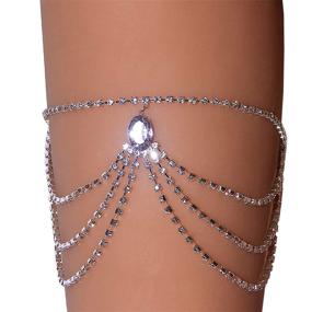 img 3 attached to Rhinestone Elastic Multi Layer Bracelet Nightclub