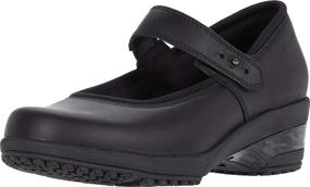 img 1 attached to Merrell Work Valetta Strap Black Women's Shoes