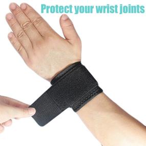 img 1 attached to 💪 Boost Performance and Relieve Pain with Adjustable Compression Support for Tendonitis