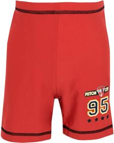 img 1 attached to Optimized Disney Cars Lightning ❤️ McQueen Boys' Two Piece Swim Set