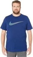 🏃 nike dri-fit cotton swoosh x large men's clothing: ultimate comfort for active lifestyles logo