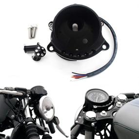 img 4 attached to Улучшите свой Harley Sportster XL с набором индикаторных огней GUAIMI Café Gauge Re-Locator LED (модели 1995-2013, кроме XL1200X)