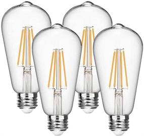 img 4 attached to ⏳ Timeless Charm: Vintage Equivalent Dimmable Filament Decorate