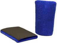 🧤 klaren fine grade blue clay bar detailing wash mitt for a spotless and perfect finish logo