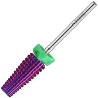 💅 pana nail carbide 5 in 1 bit - dual rotation for left and right-handed use - rapid acrylic or hard gel removal - 3/32" shank - manicure, nail art, drill machine (coarse - c, purple) logo