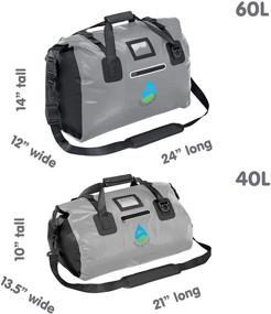 img 3 attached to 🎒 Водонепроницаемые сумки DuffelSåk от Skog Å Kust
