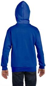 img 1 attached to Одежда для мальчиков Hanes Smart Fleece Royal Small в стиле актив: комфорт и стиль для активных детей.