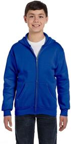 img 2 attached to Одежда для мальчиков Hanes Smart Fleece Royal Small в стиле актив: комфорт и стиль для активных детей.