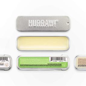 img 3 attached to Hurraw! Coconut, Mint, Vanilla Lip Balm Slim Slider Tins, Pack of 3: Organic, Vegan Certified, Cruelty-Free & Gluten-Free. Non-GMO, All-Natural Ingredients. Free from Beeswax, Shea, Soy, and Palm. Made in the USA.