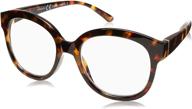 peeperspecs catalina oversized filtering tortoise logo