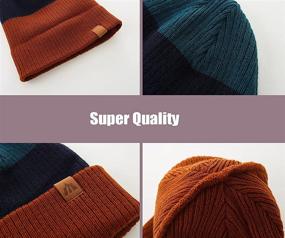 img 2 attached to LMLALML Toddler Boys Elegant Beanie: Stylish Knit Winter Hat for Kids