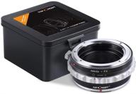 📷 k&f concept camera lens adapter ring: nikon g af-s mount lens to fujifilm fuji fx x-pro1 x-m1 x-a1 x-e1 adapter logo