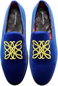 img 4 attached to 👞 Exquisite ELANROMAN Loafer: Captivating Embroidered Wedding Elegance