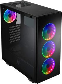 img 2 attached to FSP CMT510 Plus ATX Среднеформатный корпус для игр | 3 панели из закаленного стекла | 4 ARGB вентилятора | ПК компьютер