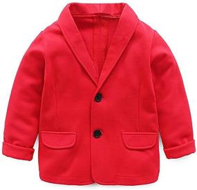 img 4 attached to 🧥 Stylish Blazers for boys' Suits & Sport Coats - Little Fashion Outerwear Collection