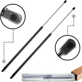 img 3 attached to A-Premium Tailgate Rear Hatch Lift Supports Shock Struts Replacement for Chevrolet Corvette 1984-1996 with Reversed Defroster - Set of 2
