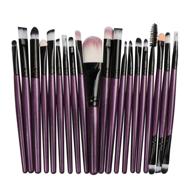 💄 20pcs professional makeup brushes set for face, powder, concealer, eyeshadow, eyebrow, lip, beauty tools logo