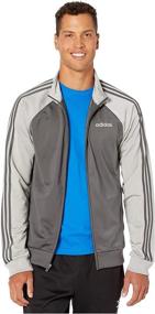 img 1 attached to Adidas Essentials 3 Stripes Blocked Heather Men's Clothing