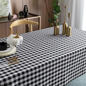 img 2 attached to Stay Dry and Spotless with Locika Rectangle Tablecloth: Waterproof and Spillproof Solution