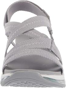 img 3 attached to Skechers Womens Ankle Strap Sandal Women's Shoes and Athletic