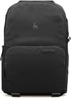 🎒 brevite jumper 18l compact camera backpack: a minimalist & travel-friendly backpack for photography, laptop, and dslr accessories (black) logo