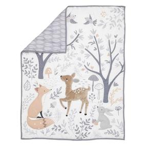 img 2 attached to 🦌 Набор детского постельного белья Deer Park Multicolor от Bedtime Originals - 3 предмета