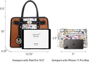 img 2 attached to Women's Designer Handbags: Shoulder Satchels, Wristlets, Wallets, and Totes