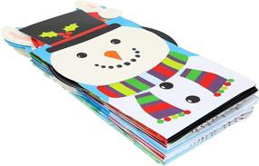 img 2 attached to 🎁 Iconikal Christmas Die-Cut Flip Over Treat & Gift Bags - 20-Count Festive Packaging for Holiday Delights