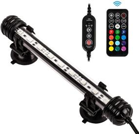 img 4 attached to 🐠 Enhance Your Aquarium with iKefe 7.5" Timer Color Changing LED Fish Tank Submersible Light - Remote Control, Underwater Decor, Plant Growth, Saltwater/Freshwater Fish - KT6007