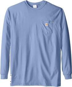 img 2 attached to 👕 Carhartt Resistant Cotton T Shirt XXL - Durable Men's Clothing for Maximum Comfort and Style