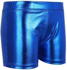 img 1 attached to IEFiEL Metallic Active Swim Bottoms for Girls - Gymnastics and Swimwear Clothing