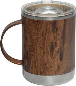 img 3 attached to 🥤 Asobu Ultimate Stainless Steel Ceramic Inner Coating Insulated Mug (Wood) - The Perfect Travel Companion for Hot and Cold Drinks!