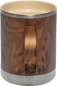 img 1 attached to 🥤 Asobu Ultimate Stainless Steel Ceramic Inner Coating Insulated Mug (Wood) - The Perfect Travel Companion for Hot and Cold Drinks!