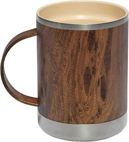 img 2 attached to 🥤 Asobu Ultimate Stainless Steel Ceramic Inner Coating Insulated Mug (Wood) - The Perfect Travel Companion for Hot and Cold Drinks!