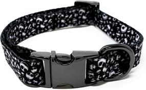 img 2 attached to 🎃 Stylish and Heavy-Duty: InstaPetTags Nightmare Before Christmas Jack Skellington Collars and Leashes with Black Metal Buckles for Dogs