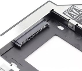 img 1 attached to ZRM&E Universal 9.5mm Second HDD Caddy: Enhanced SATA 3.0 Adapter Case for Laptop Optical Drive Bay