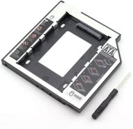 zrm&e universal 9.5mm second hdd caddy: enhanced sata 3.0 adapter case for laptop optical drive bay logo