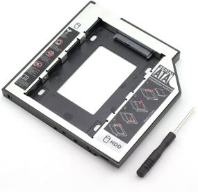 img 4 attached to ZRM&E Universal 9.5mm Second HDD Caddy: Enhanced SATA 3.0 Adapter Case for Laptop Optical Drive Bay