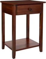 casual home 647 24 nightstand ports warm furniture and bedroom furniture logo