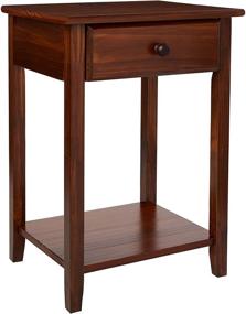 img 4 attached to Casual Home 647 24 Nightstand Ports Warm Furniture and Bedroom Furniture