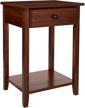 casual home 647 24 nightstand ports warm furniture and bedroom furniture logo