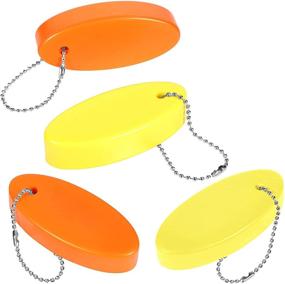 img 4 attached to Foam Oval Float Keychain – Ideal for Boating, Fishing, Sailing, and Outdoor Sports