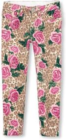 img 1 attached to The Children's Place Big Girls Floral Print Jeggings