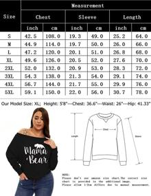 img 1 attached to 👚 Womens Plus Size Tops: Oversized Fall Off Shoulder Sweatshirts, Sweaters, and Shirts - Long Sleeve T-shirts